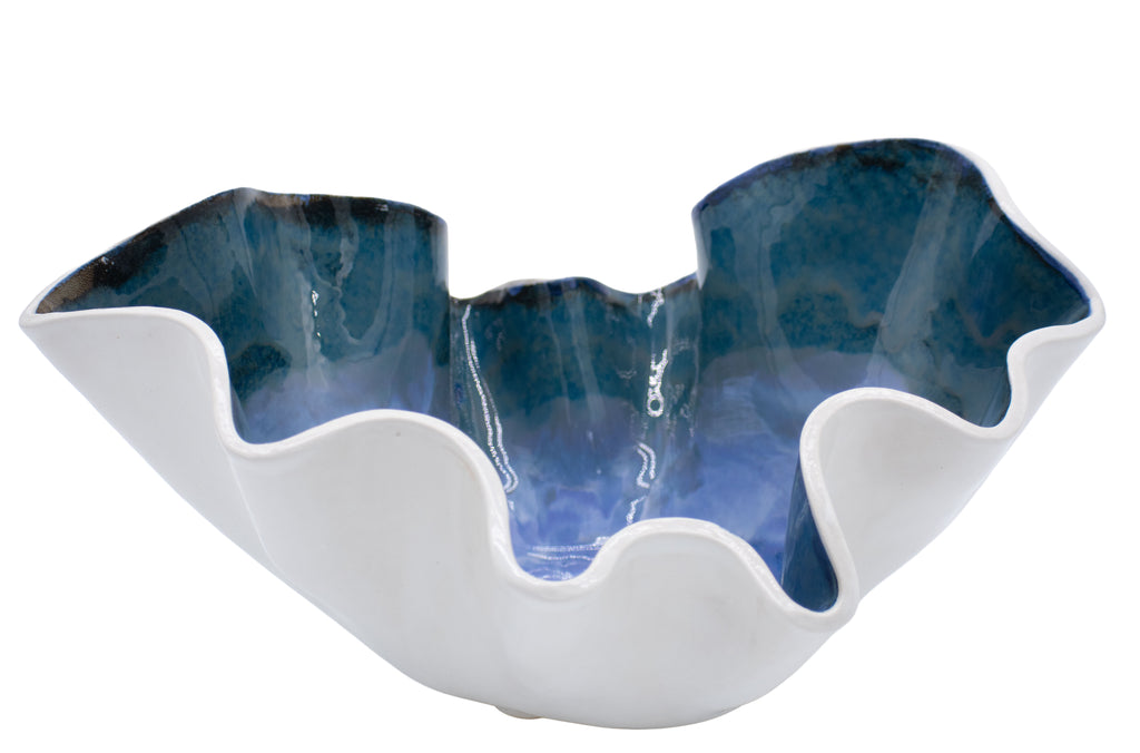 CERAMIC CLAM ICE BUCKET