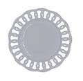 WHITE LACE DINNER PLATE