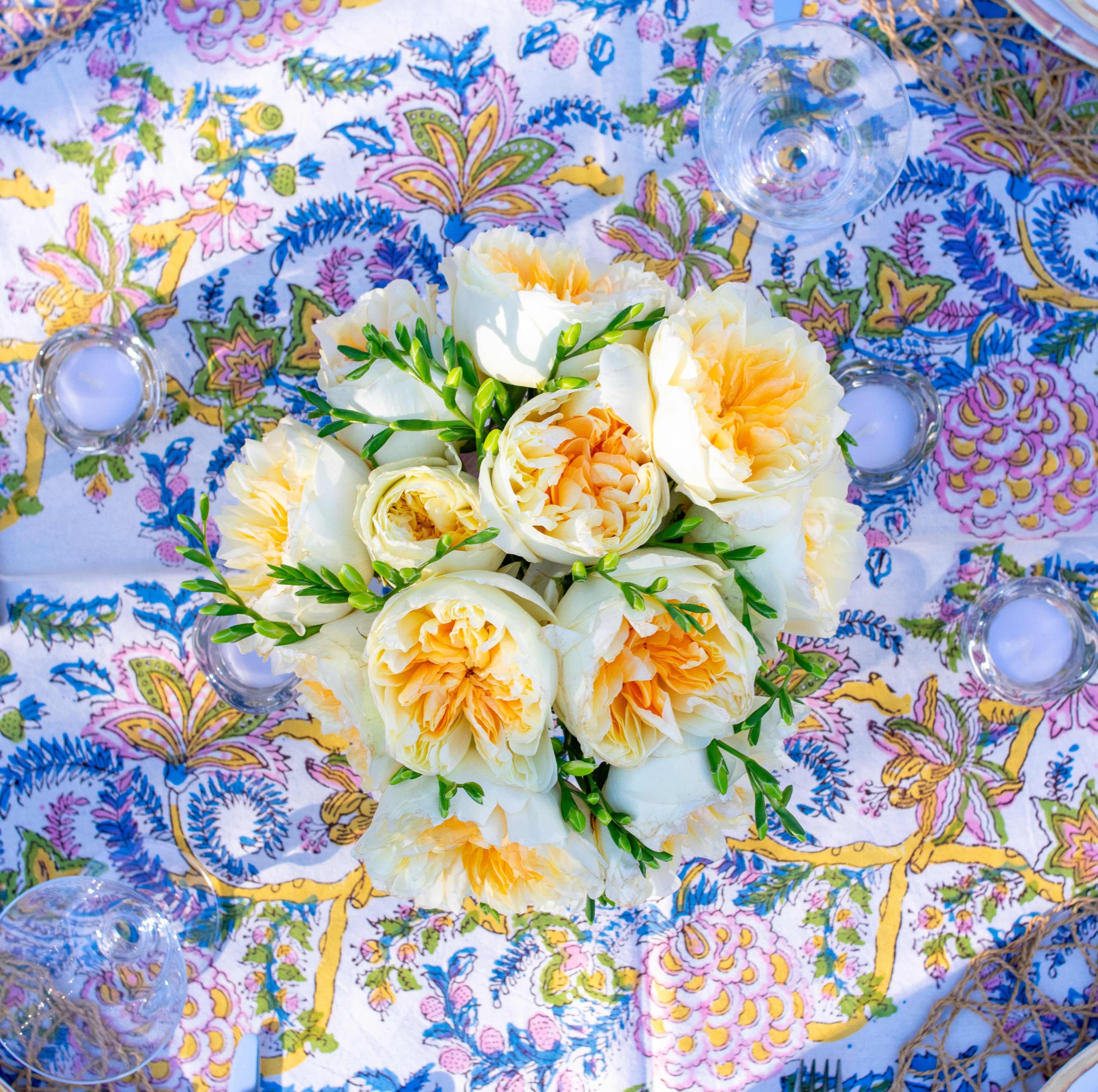 SPRING PASTELS TABLECLOTH