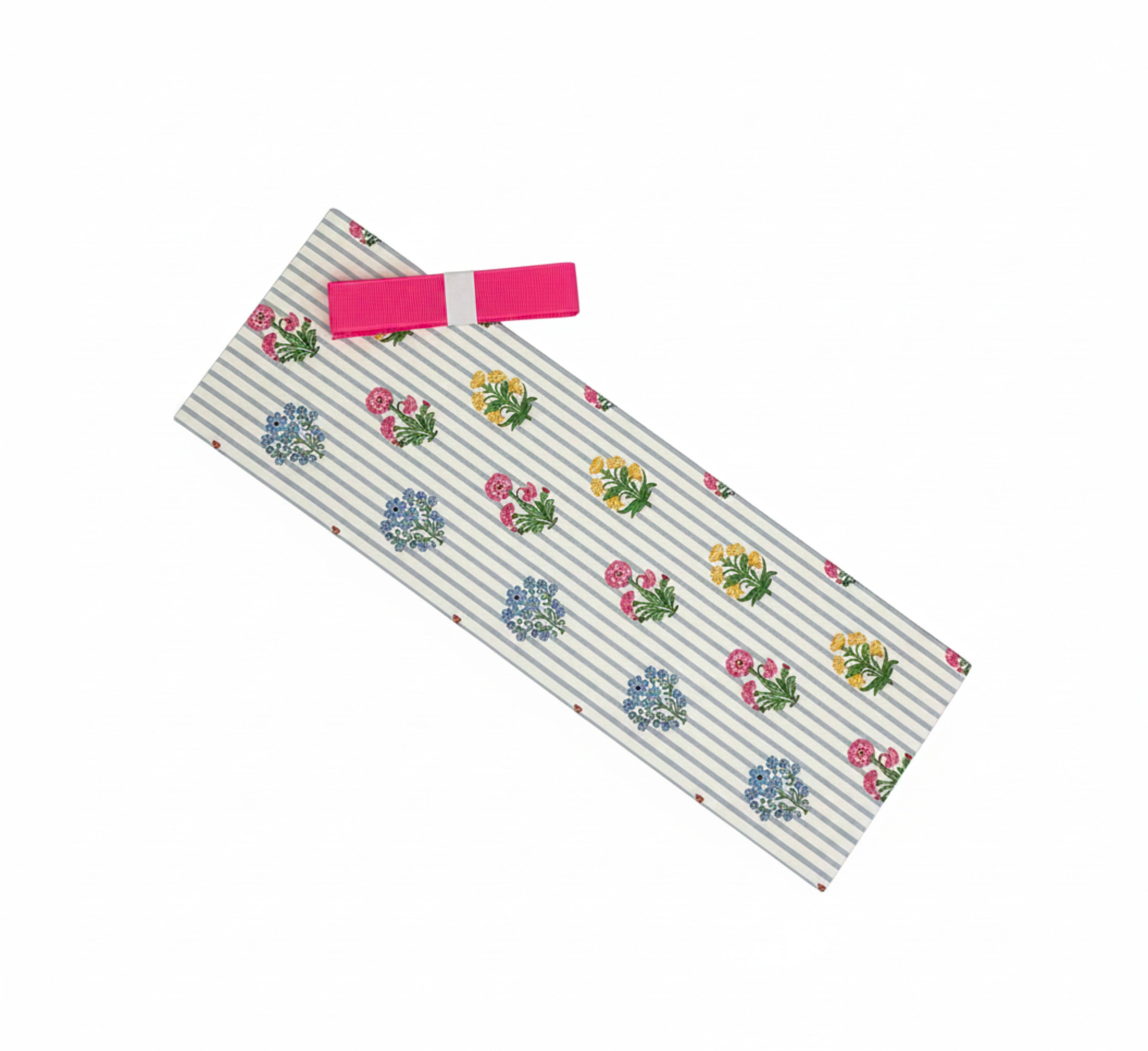 MULTI FLORAL PAPER WINE GIFT BAG