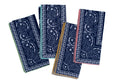 BLUE BANDANA NAPKINS (SET OF 4)