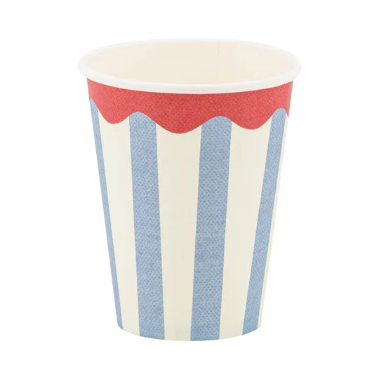 RED, BLUE AND WHITE PARTY CUPS