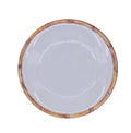 BAMBOO MELAMINE SALAD PLATE