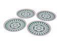MAHJONG MELAMINE APPETIZER PLATES (SET OF 4)