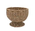 FOOTED SEAGRASS BASKET (SMALL)