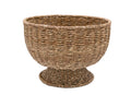 FOOTED SEAGRASS BASKET (LARGE)
