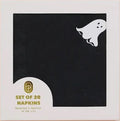 BLACK GHOST PAPER COCKTAIL NAPKINS