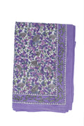 LAVENDER BLOSSOM BLOCK PRINT TABLE CLOTH
